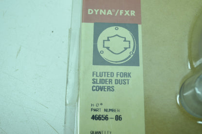 OEM Harley-Davidson 46656-06 Fluted Fork Slider Cover NOS