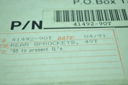OEM Harley-Davidson 41492-90T Sprocket 49T NOS