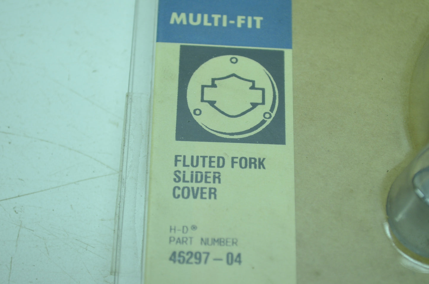 OEM Harley-Davidson 46297-04 Fluted Fork Slider Cover NOS