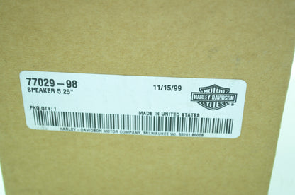 NEW OEM Harley Davidson Speaker 5.25' 98-05 touring 77029-98 NOS