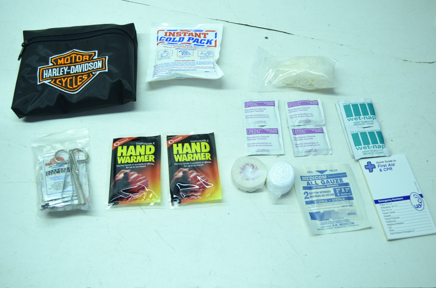 NEW OEM Harley Davidson Motorcycle First Aid Kit 93510-02 NOS