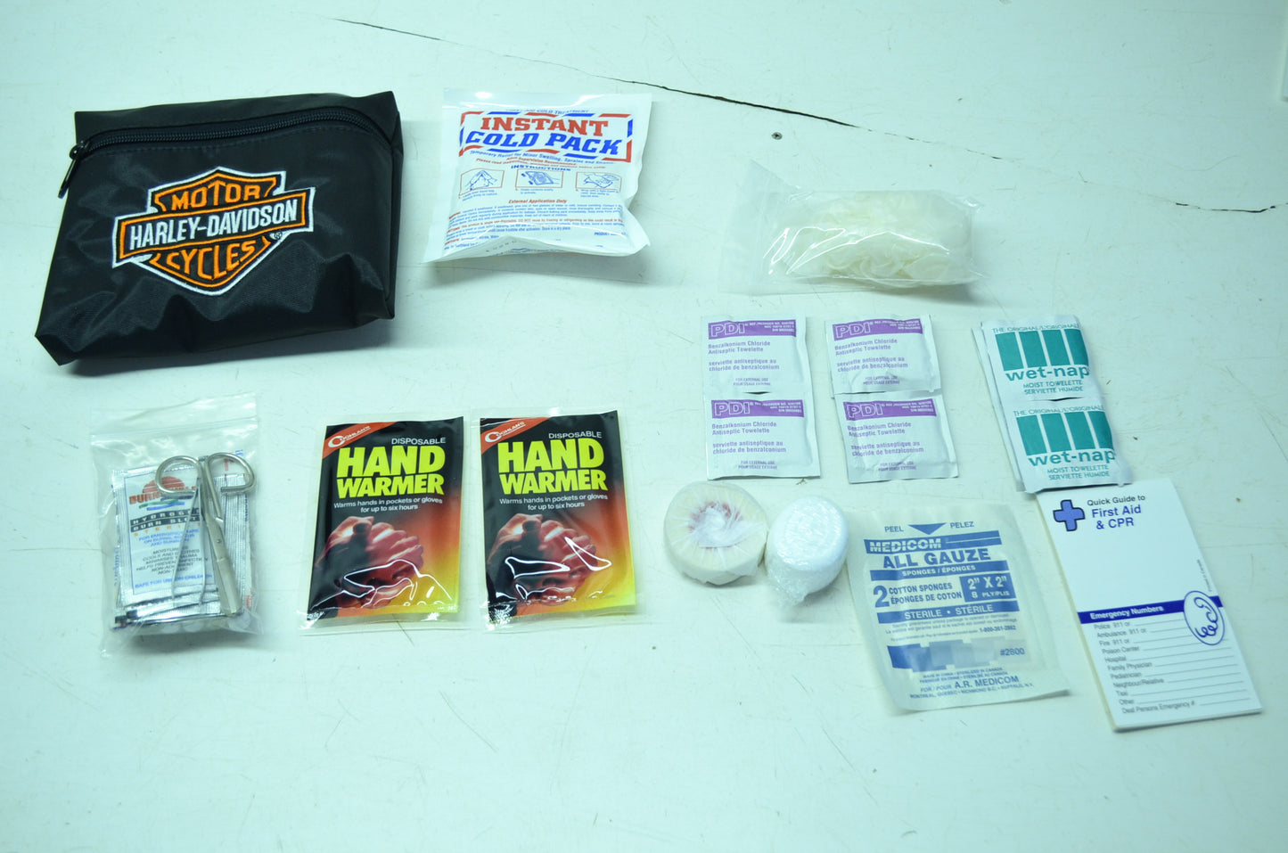 NEW OEM Harley Davidson Motorcycle First Aid Kit 93510-02 NOS