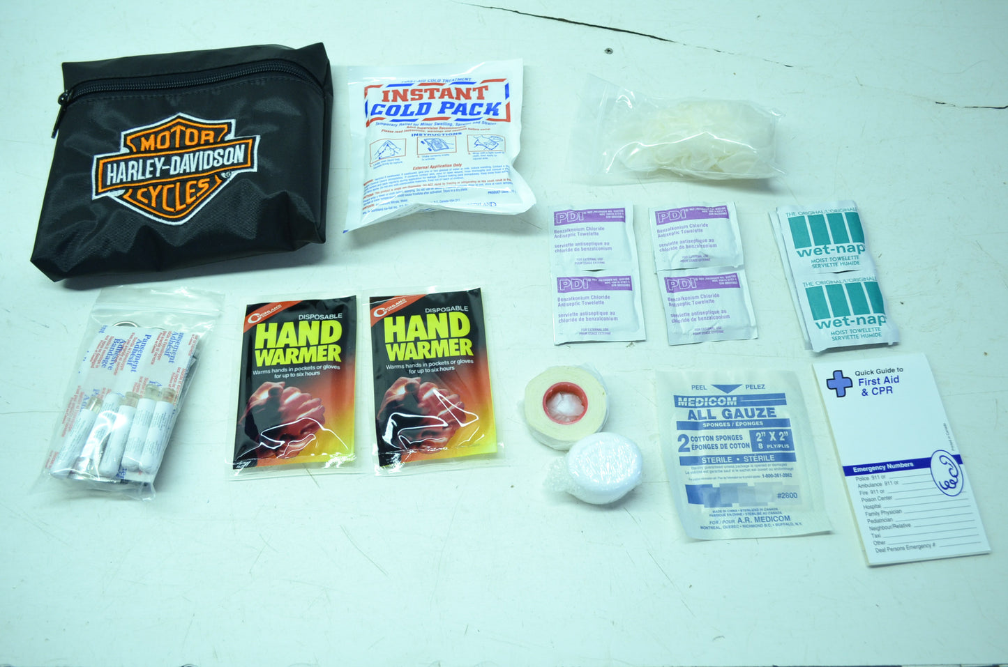 NEW OEM Harley Davidson Motorcycle First Aid Kit 93510-02 NOS
