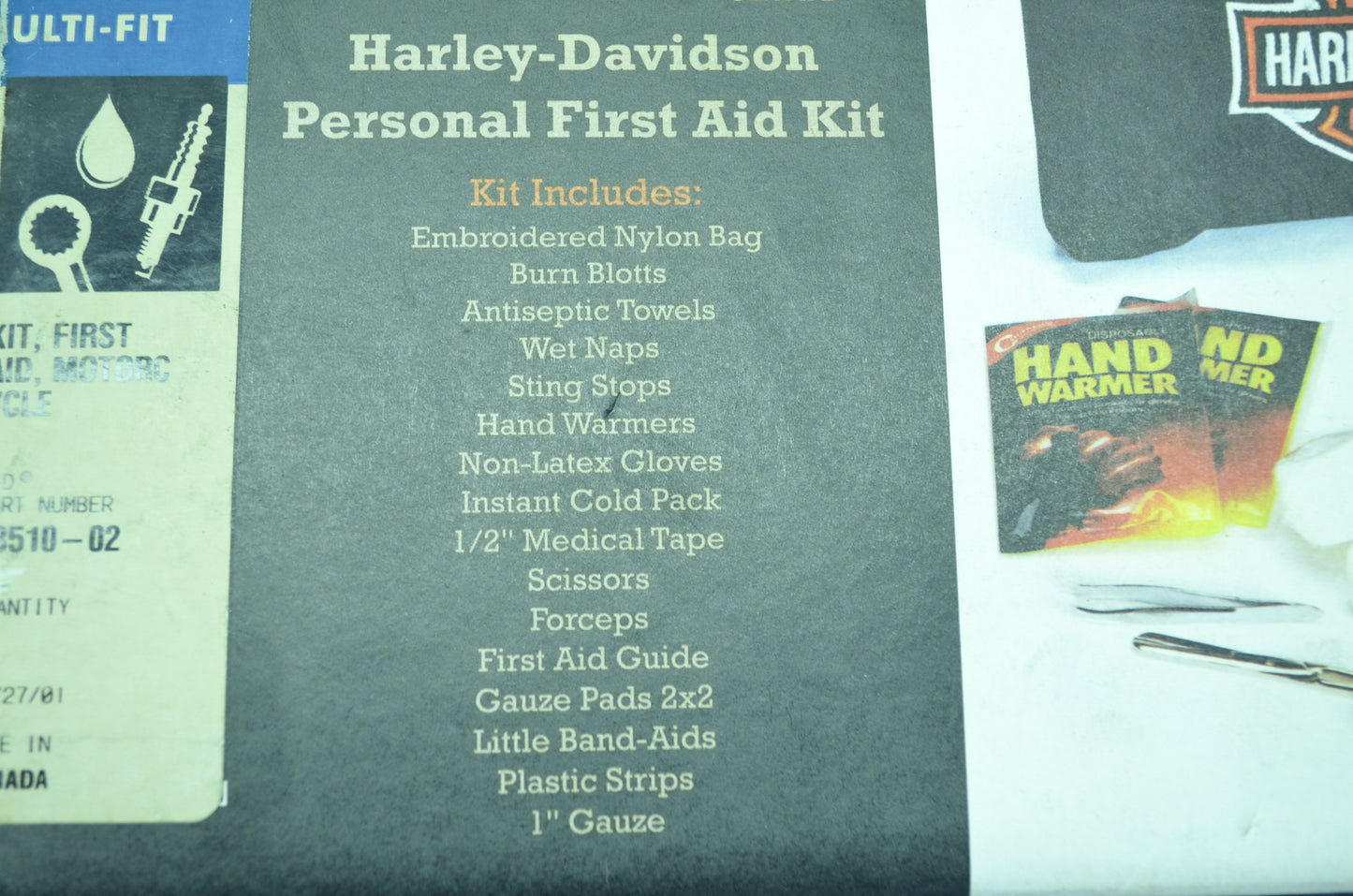 NEW OEM Harley Davidson Motorcycle First Aid Kit 93510-02 NOS