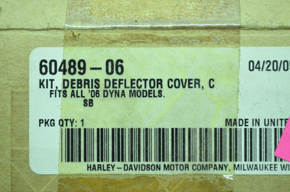 NEW OEM Harley Davidson Chrome Debris Deflector Kit 60489-06 NOS