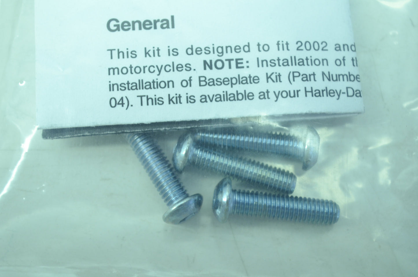 NEW OEM Harley Davidson Low Upright Kit Sissy Bar 51126-01 NOS