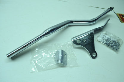NEW OEM Harley Davidson Chrome Exhaust Bracket FXD Dyna 65527-98 NOS