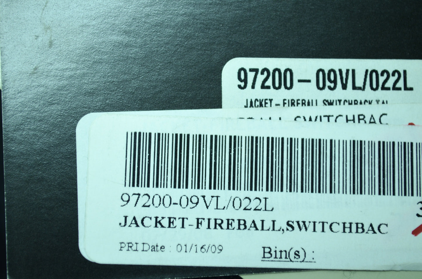 Switchback Fireball Jacket 2XL Tall NOS