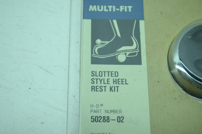 OEM Harley-Davidson 50288-02 Heel Rest Pad Kit NOS