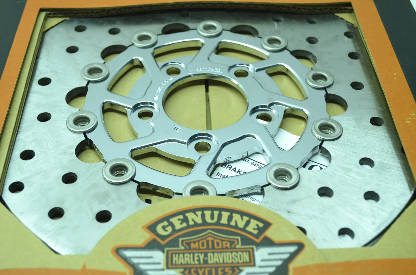 OEM Harley-Davidson 44709-03 Left Rear Brake Disc Kit NOS