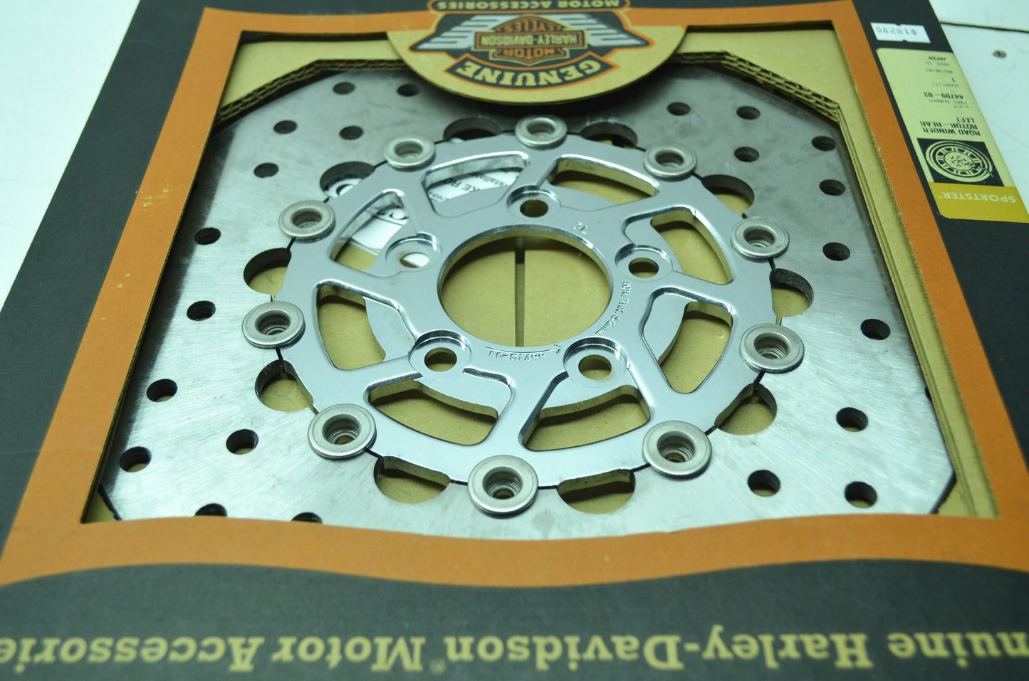 OEM Harley-Davidson 44709-03 Left Rear Brake Disc Kit NOS