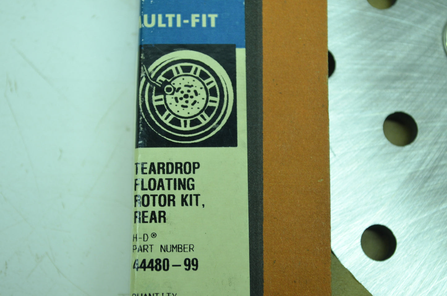 NEW OEM Harley Davidson Rear Brake Rotor Teardrop 44480-99 NOS
