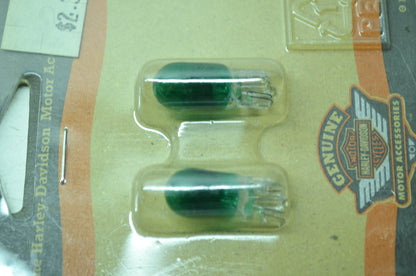 OEM Harley-Davidson 75157-00 Bulb Type T-3 1/4 Green NOS