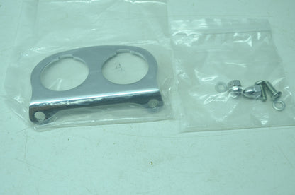 OEM Harley-Davidson 67485-04 Dual Gauge Bracket Kit 1.5" NOS