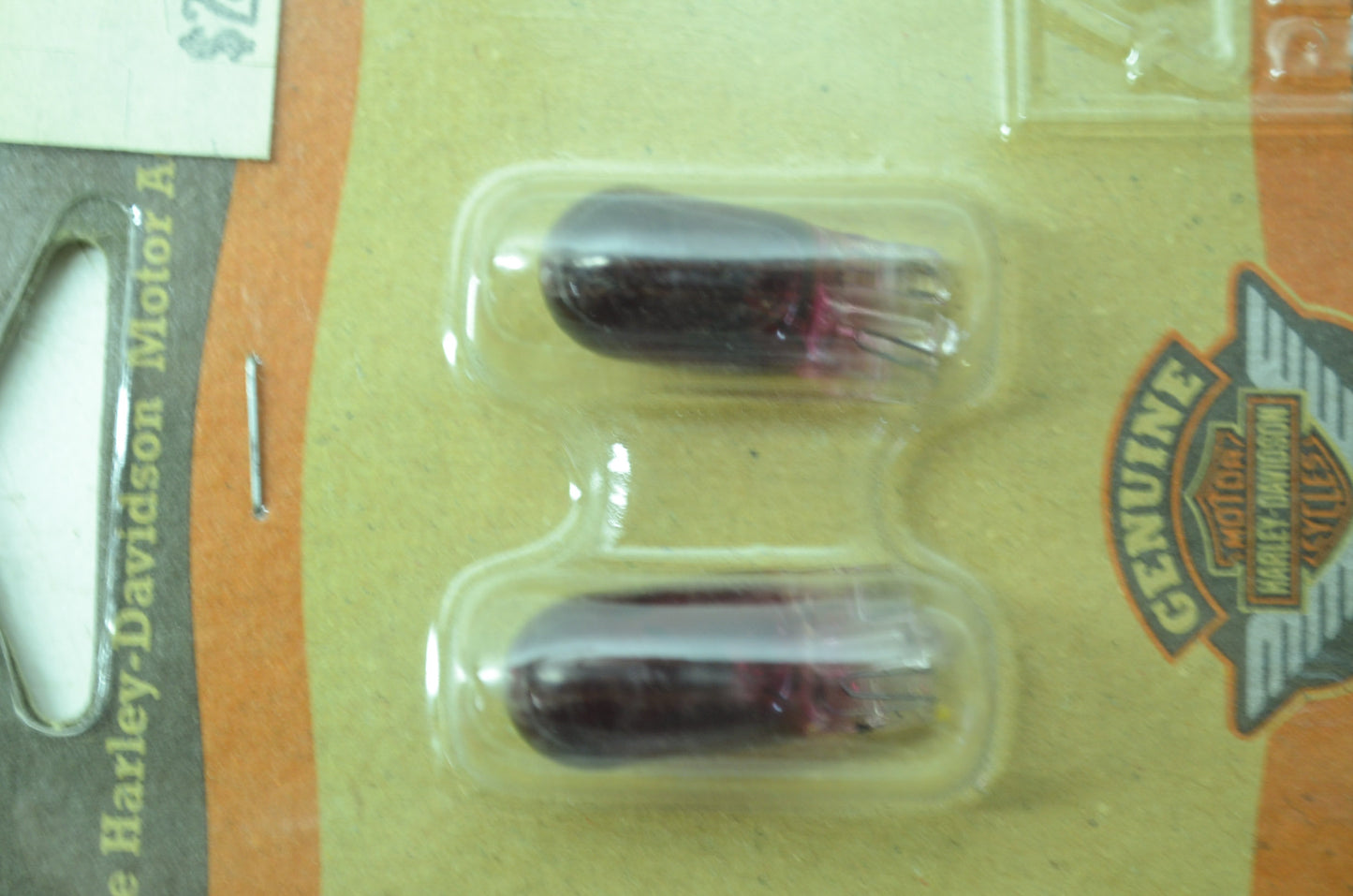 OEM Harley-Davidson 75152-00 Bulb Type T-3 1/4 #168 Red NOS