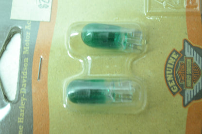 OEM Harley-Davidson 75163-00 Bulb Type T-3 1/4 #161 Green NOS