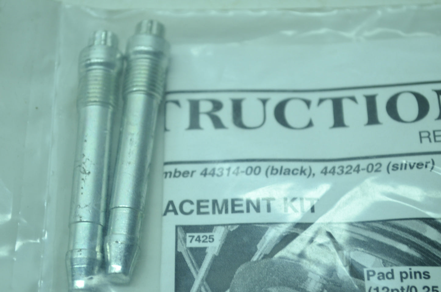 OEM Harley-Davidson 44324-02 Chrome Pad Pin Kit NOS