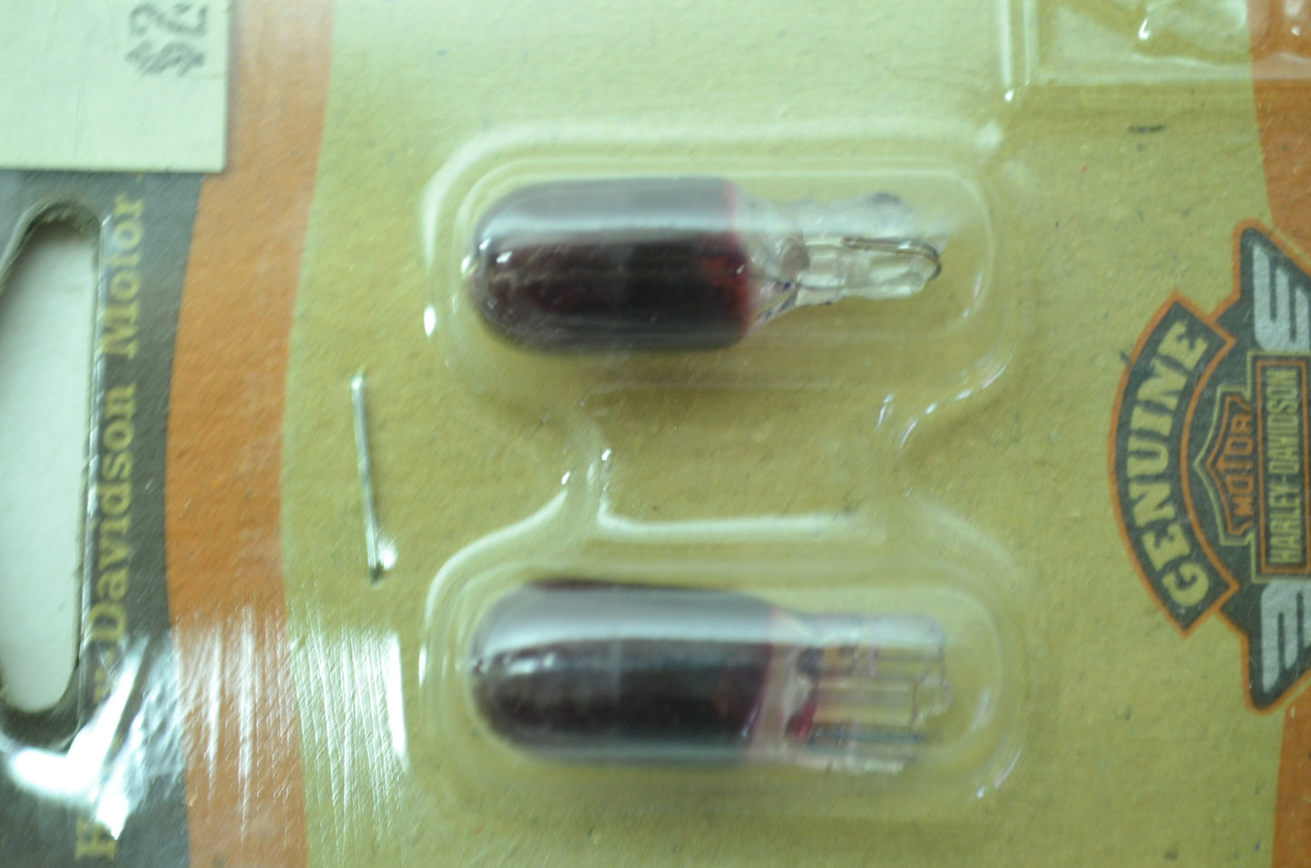 OEM Harley-Davidson 75156-00 Bulb Type T-3 1/4 Red NOS