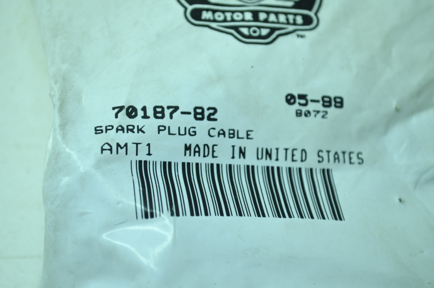 OEM Harley-Davidson 70187-82 Spark Plug Cable NOS