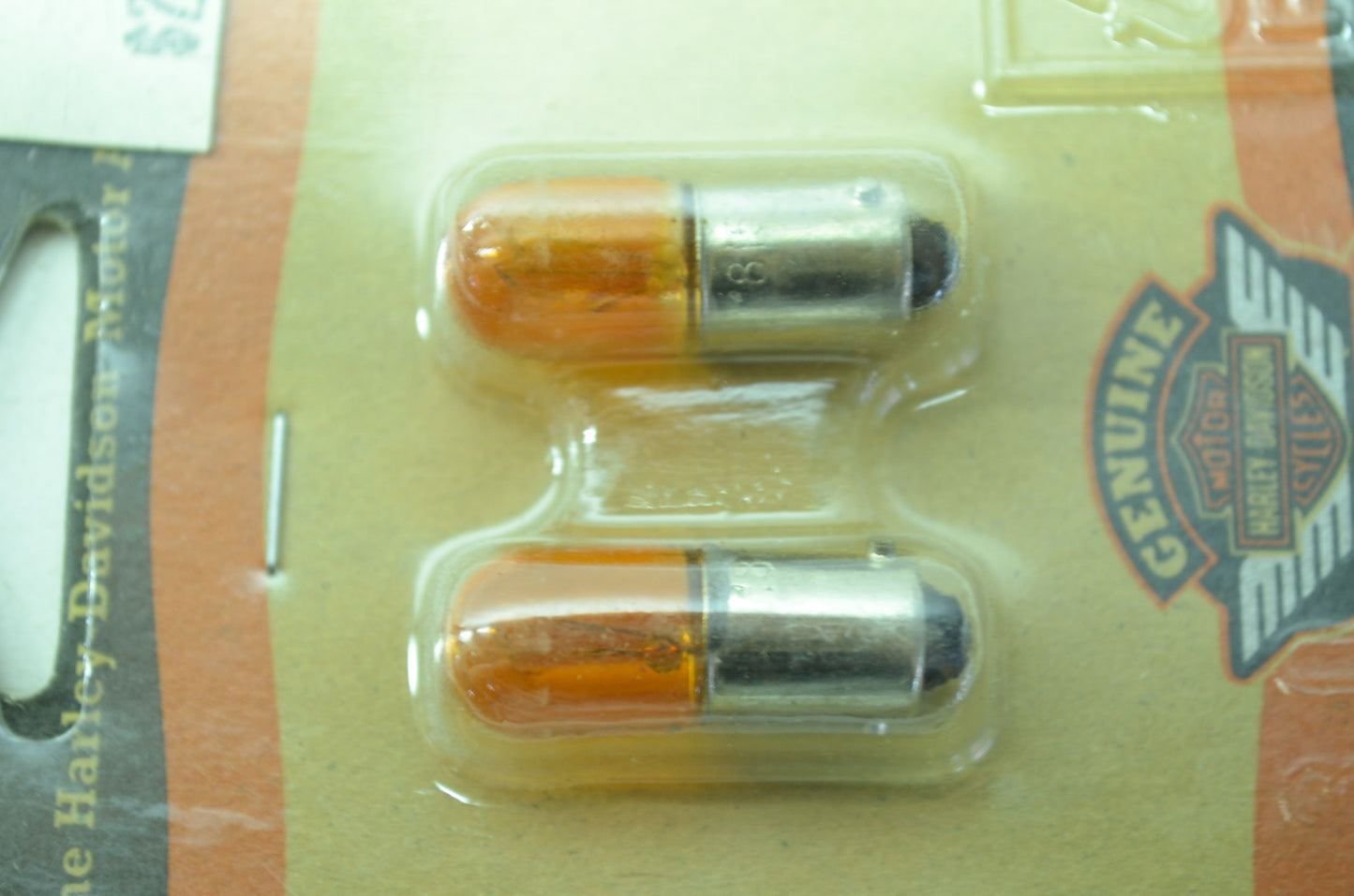 OEM Harley-Davidson 75196-01 Amber Trade Bulb #1815 NOS
