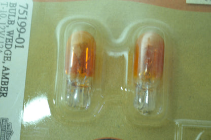 OEM Harley-Davidson 75199-01 Bulb Type T-3 1/4 Amber NOS