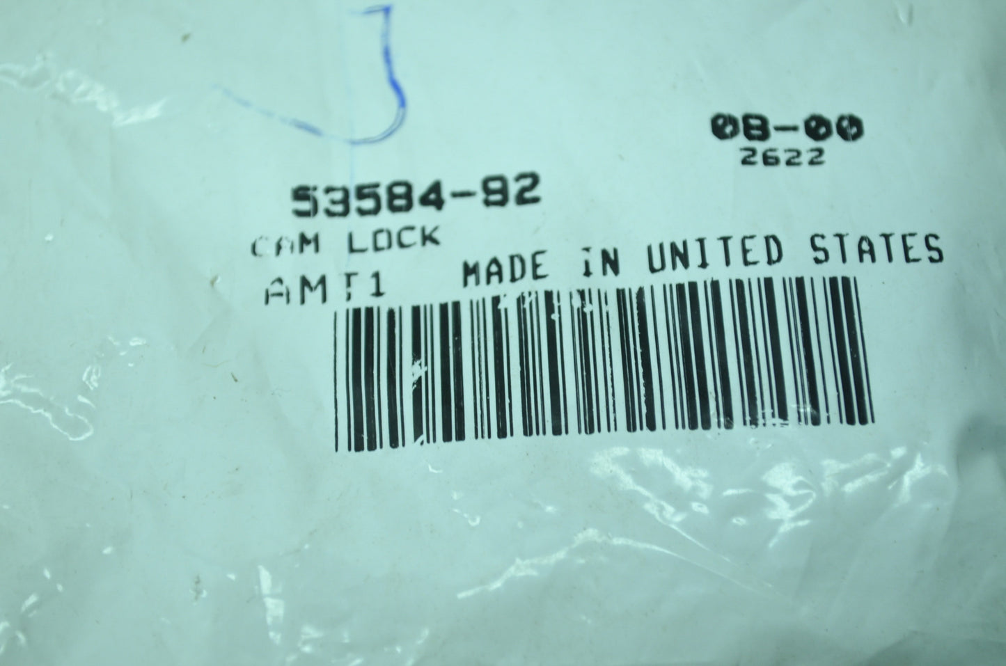 NEW OEM Harley Davidson Saddlebag Lock & Key Kit 53584-92 NOS