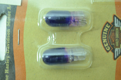 OEM Harley-Davidson 75179-01 Bulb Type T-3 1/4 #168 Blue NOS