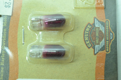 OEM Harley-Davidson 75154-00 Bulb Type T-3 1/4 #158 Red NOS