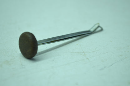 Brown Repair Button Seat Pin NOS