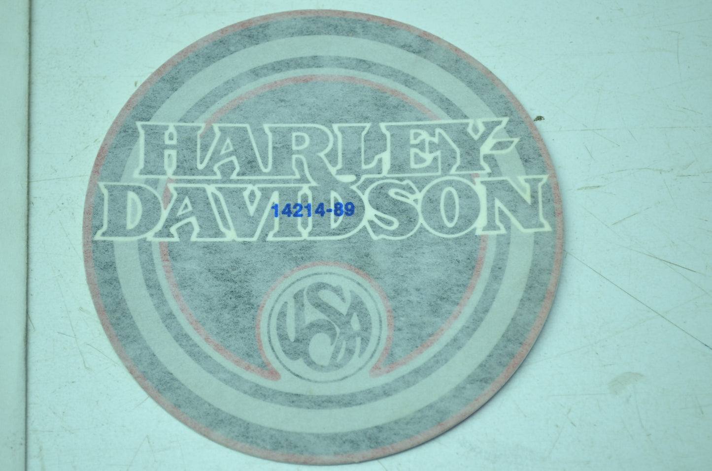 NEW OEM Harley Davidson Fuel Gas Tank Decal 1989 FLTC 14214-89 NOS