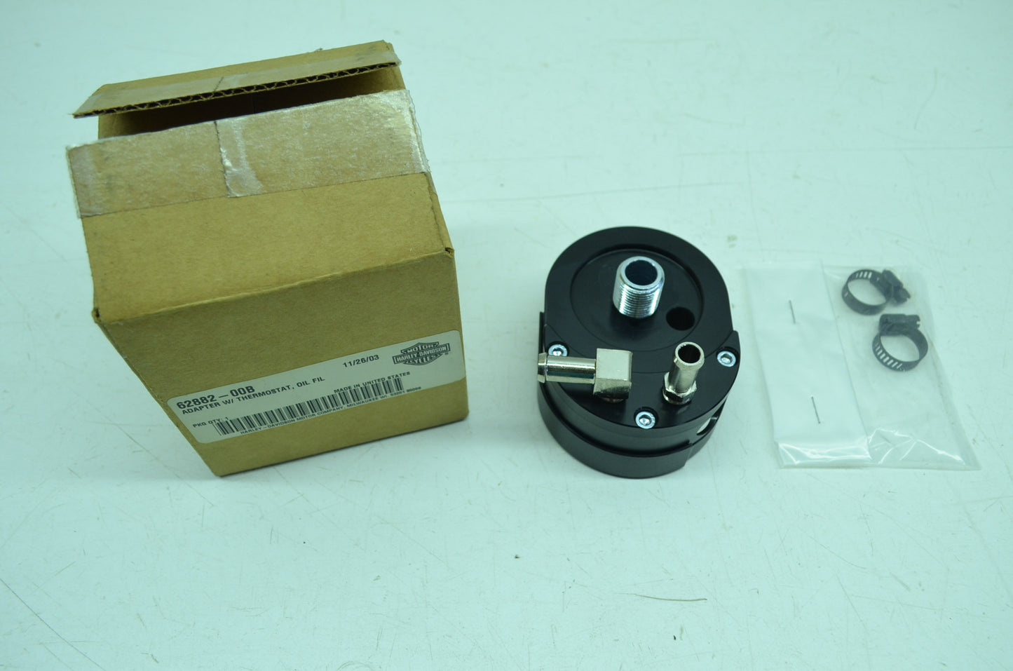 NEW OEM Harley Davidson Oil Fill Adapter & Thermostat 62882-00B NOS