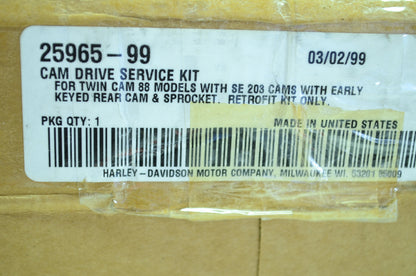OEM Harley-Davidson 25965-99 Cam Drive Service Kit NOS