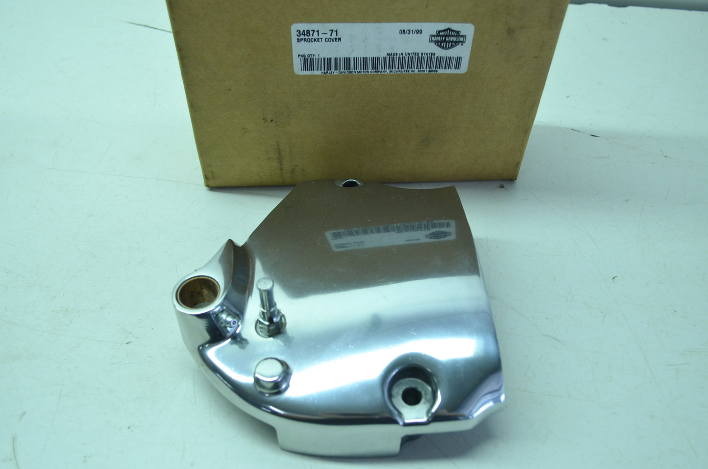 OEM Harley-Davidson 34871-71 Sprocket Cover NOS