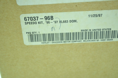 NEW OEM Harley Davidson Speedometer Kit 67037-96B NOS