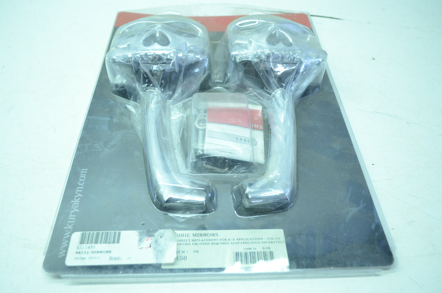 NEW OEM Kuryakyn Harley Davidson Zombie Mirrors KU-1450 NOS