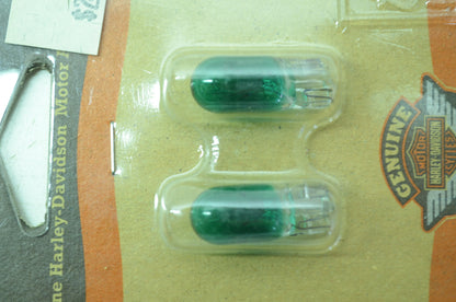 OEM Harley-Davidson 75161-00 Bulb Type T-3 1/4 #194 Green NOS