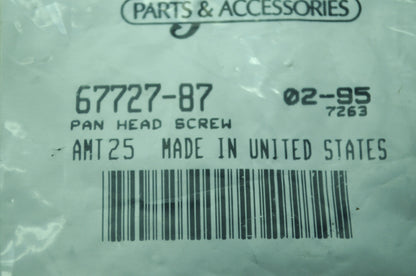 OEM Harley-Davidson 67727-87 Screw Qty 2 NOS