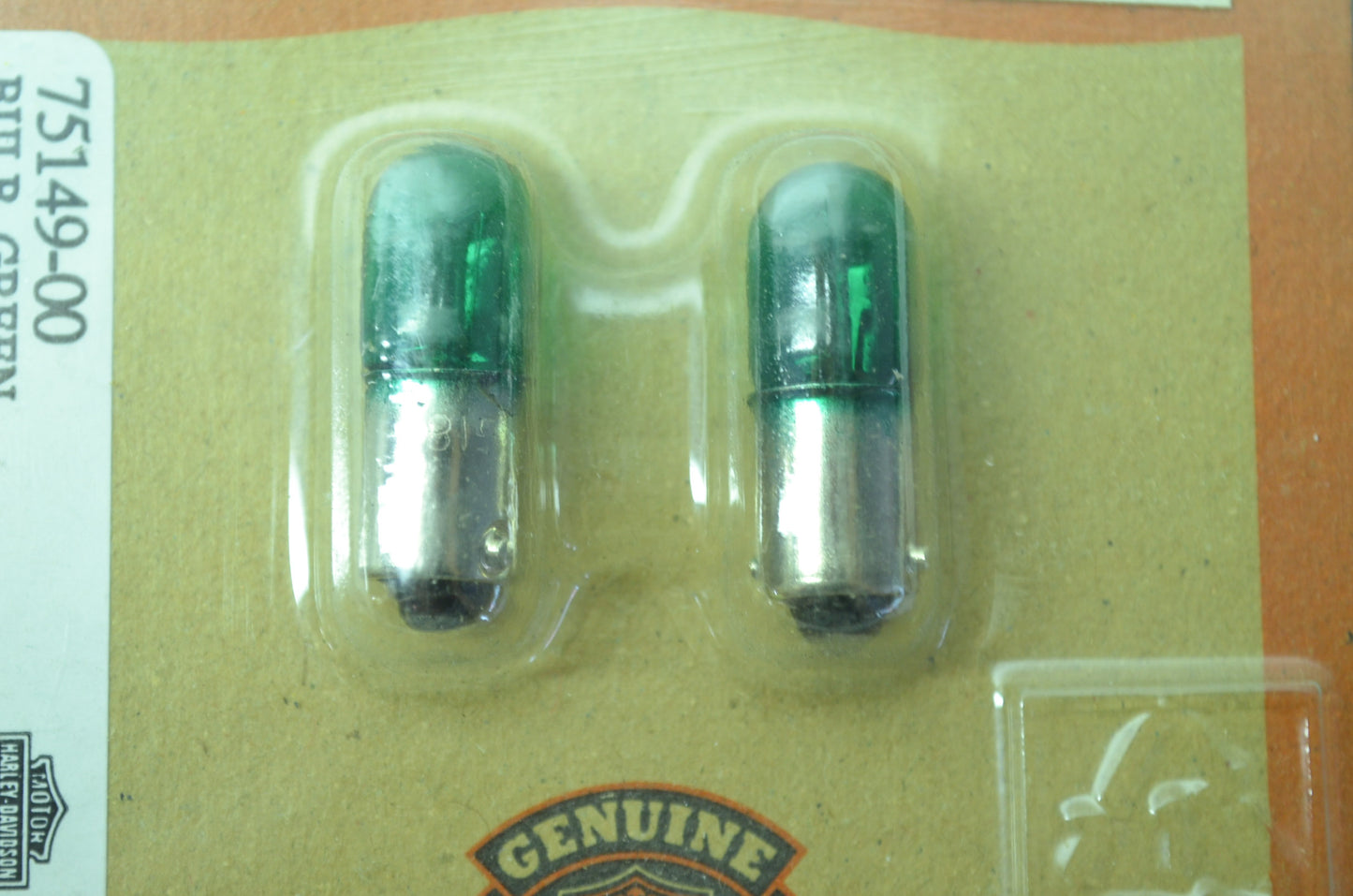 OEM Harley-Davidson 75149-00 Green Trade Bulb #1815 NOS