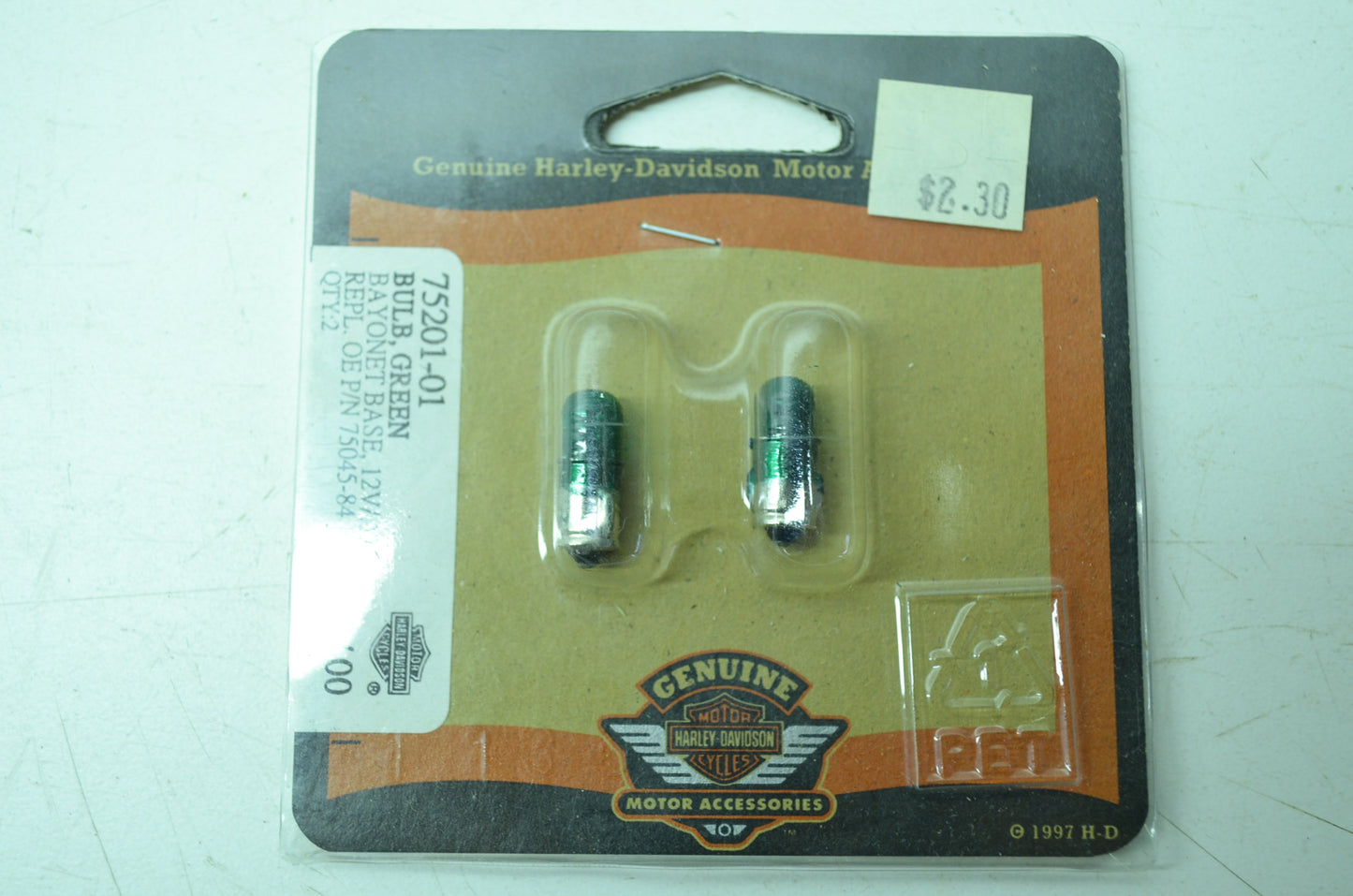 Gauge Green Bulb NOS