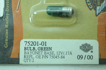 Gauge Green Bulb NOS