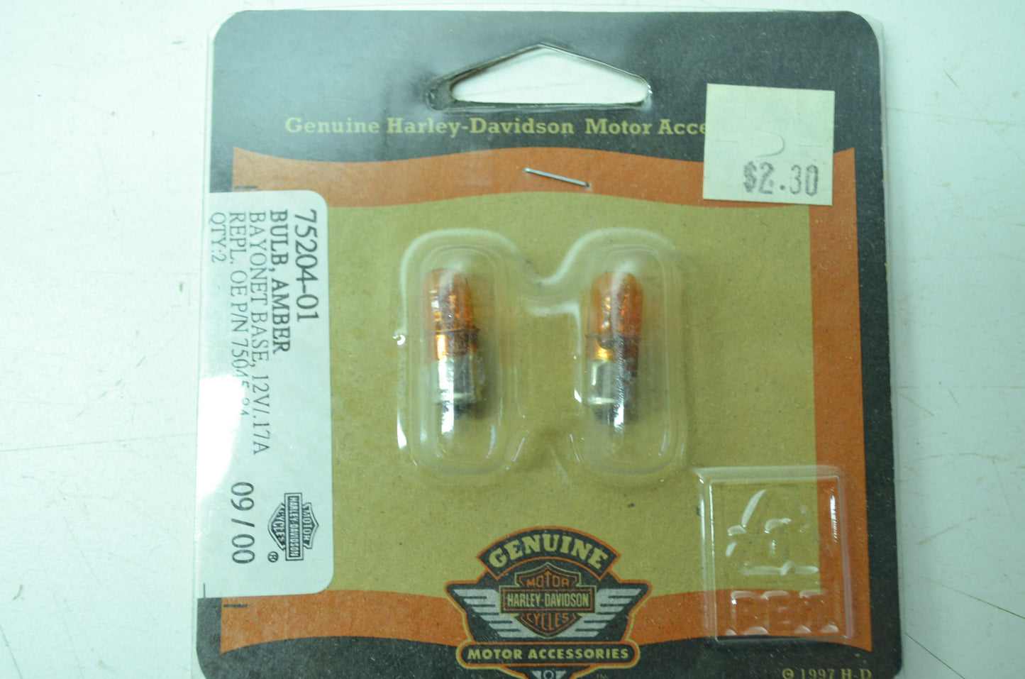 Gauge Amber Bulb NOS