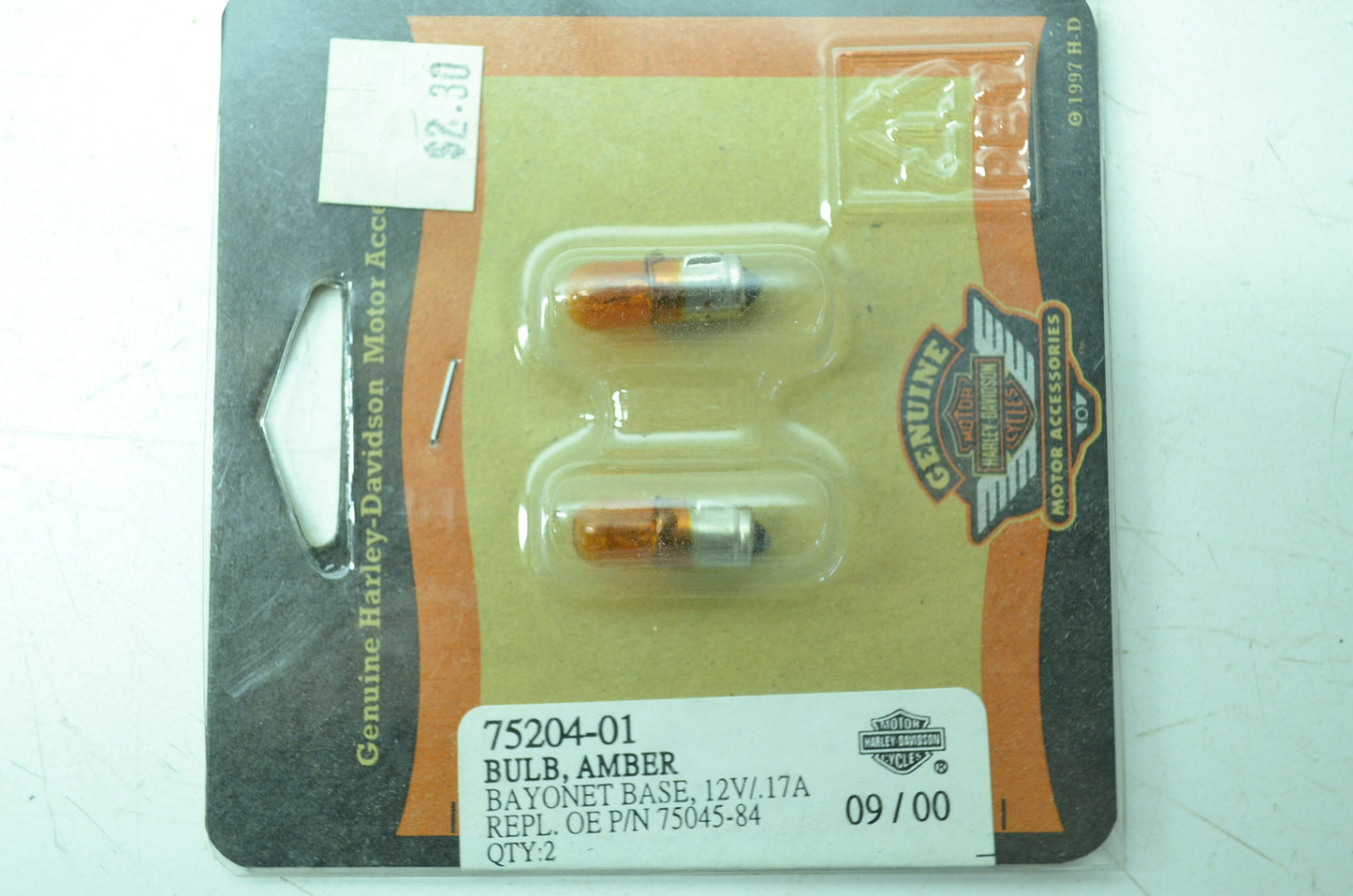 Gauge Amber Bulb NOS