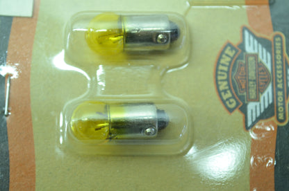 OEM Harley-Davidson 75189-01 Yellow Trade Bulb #53 NOS