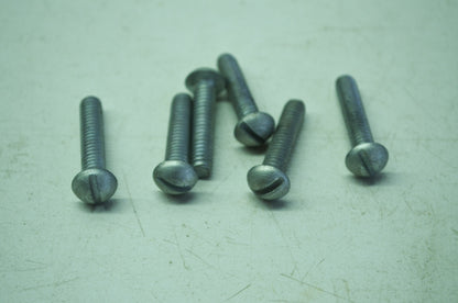Round Head Screws Qty 6 NOS