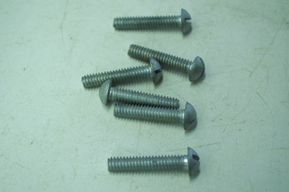 Round Head Screws Qty 6 NOS