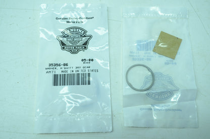 OEM Harley-Davidson 35356-86 Main Shaft Washer 3rd Gear NOS