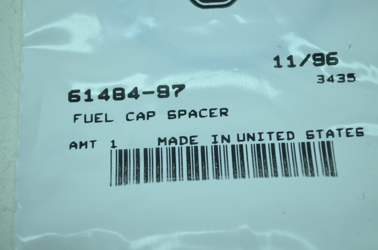 NEW OEM Harley Davidson Fuel Cap Spacer 61484-97 NOS