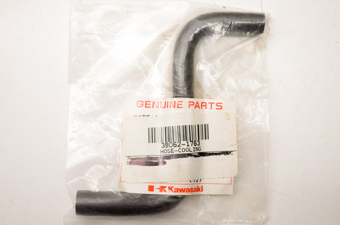 New OEM Kawasaki 39062-1763 Cooling Hose NOS