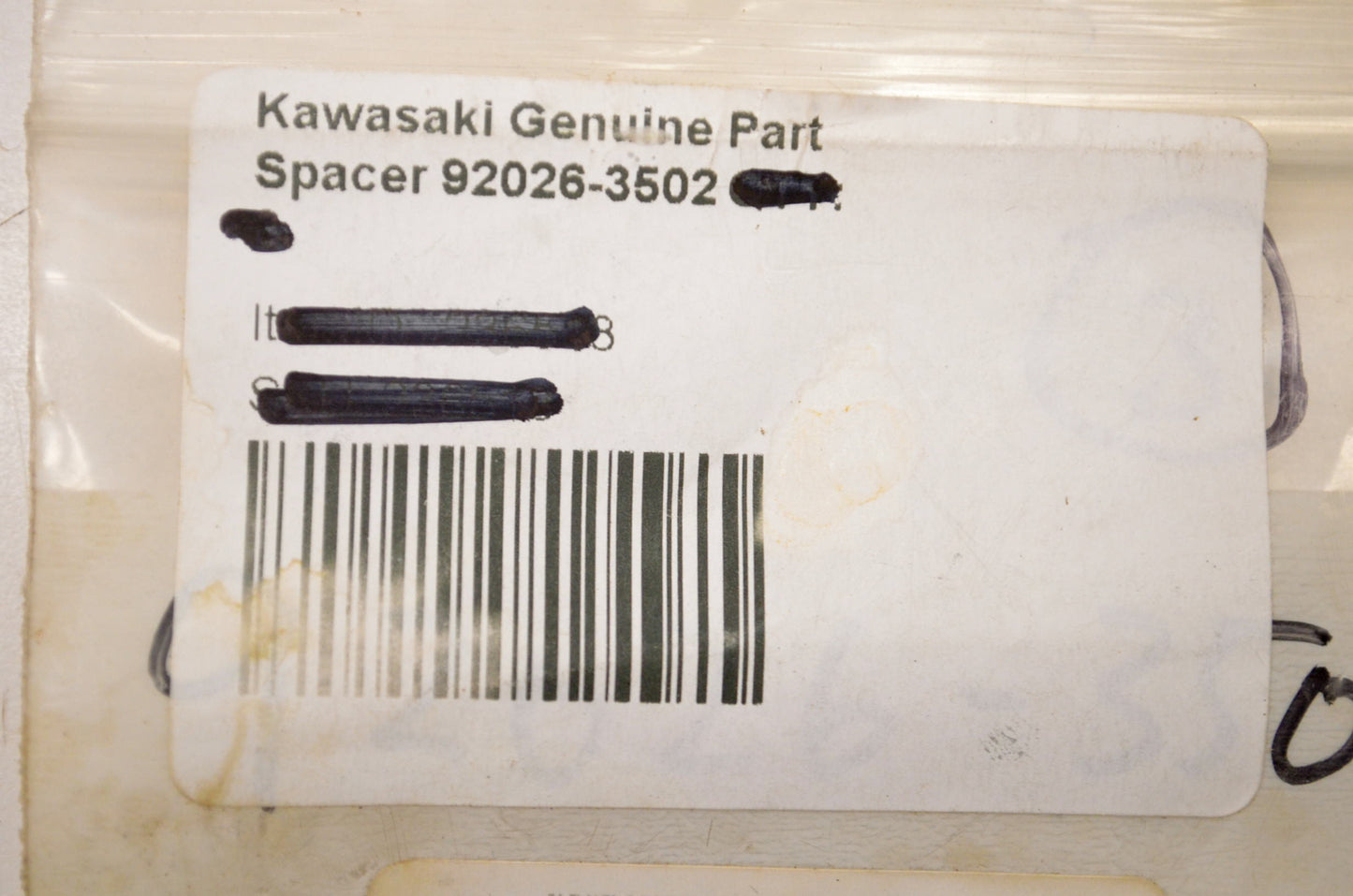 OEM Kawasaki 92026-3502 Spacer NOS