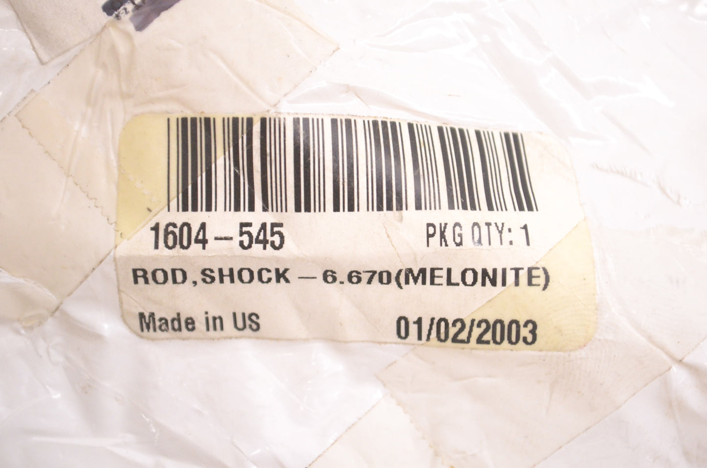 New OEM Arctic Cat 1604-545 Rod Shock - 6.670 Melonite NOS